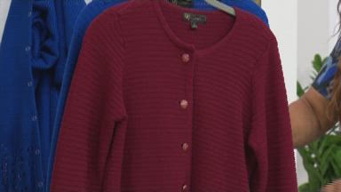 Cozy Touch Wine Red Eyelash Knit Button-Up Cardigan Sweater