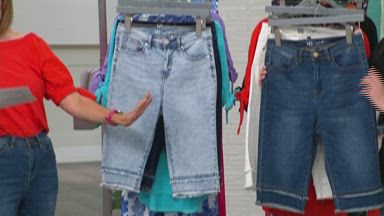 DG2 by Diane Gilman New Classic Stretch Denim Bermuda Short - 22439953 | HSN